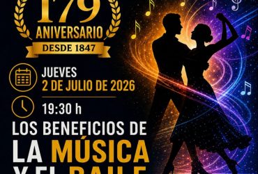 El Casino de Gáldar acoge una charla de Antonio Ramos sobre los beneficios de la música y el baile